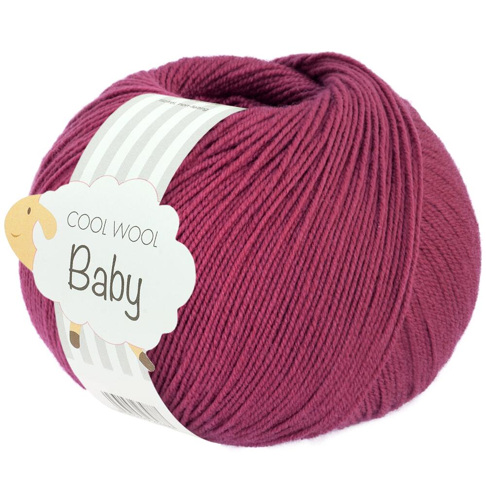 Lana Grossa Cool Wool Baby 50g - extrafeines Merinogarn Farbe: 330 Indisch Rot