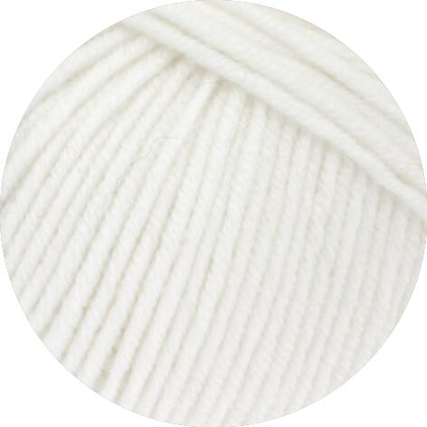 Lana Grossa Cool Wool Big 50g - extrafeines Merinogarn Farbe: 0615 weiß