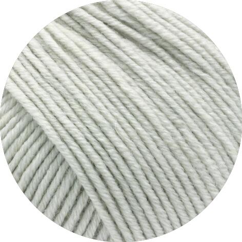Lana Grossa Cool Wool Big - extrafeines Merinogarn Farbe: 1002 weißgrau