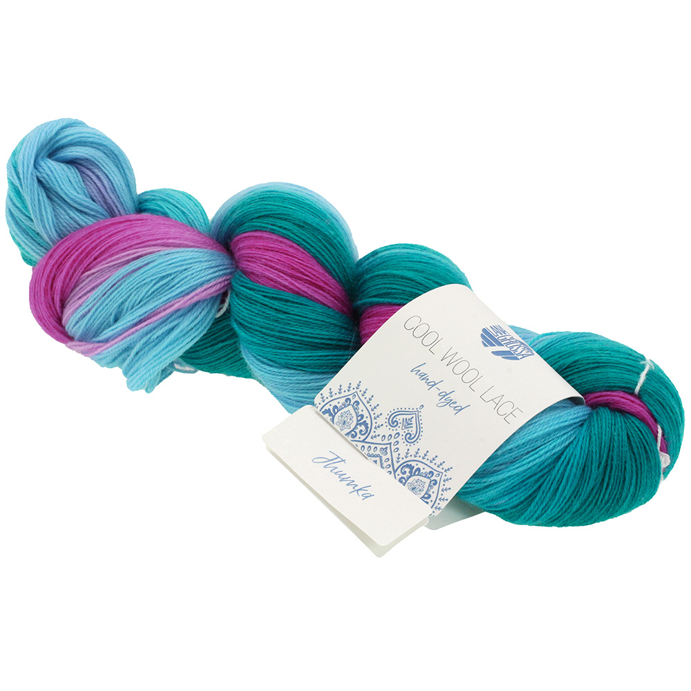 Lana Grossa Cool Wool Lace 100g hand-dyed Farbe: 819 Thumka
