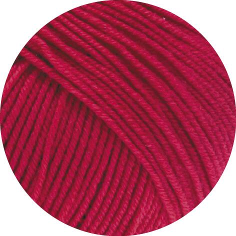 Lana Grossa Cool Wool uni - extrafeines Merinogarn Farbe: purpurrot 2067