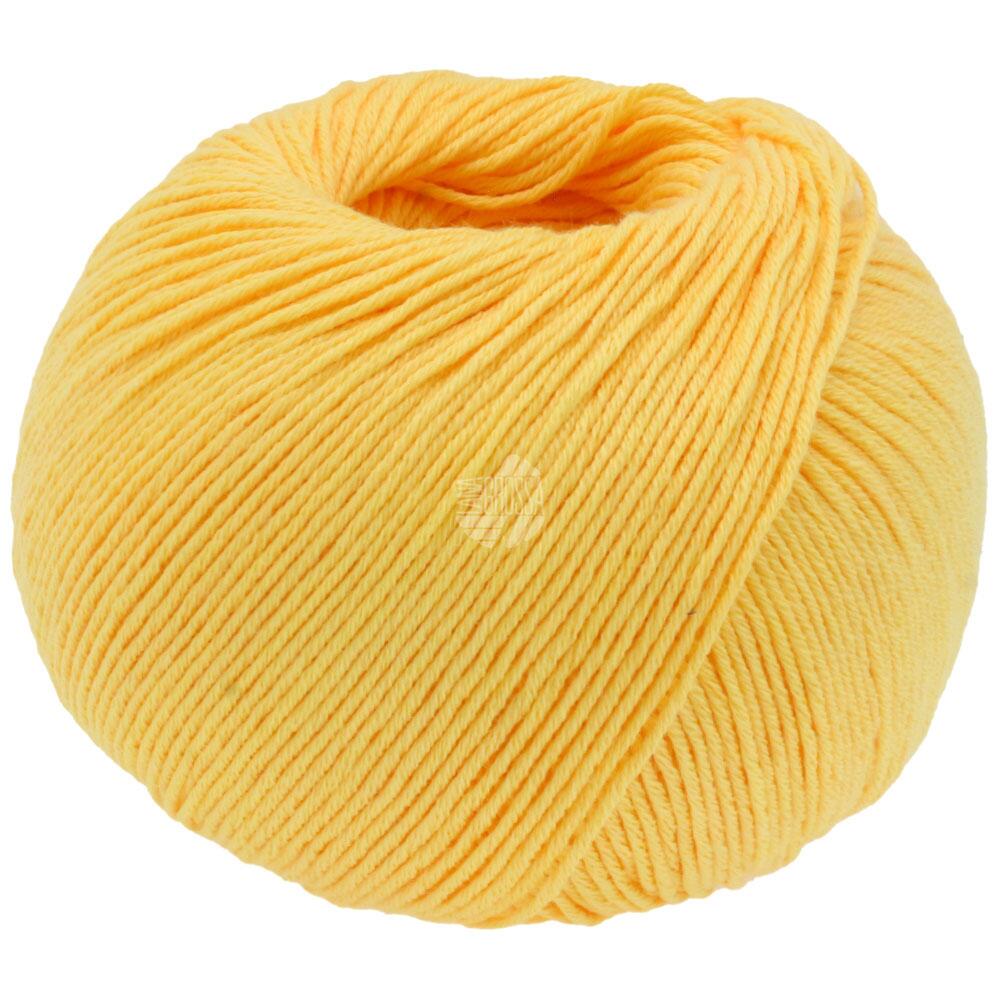 Lana Grossa Cotton Love 50g - Bio-Baumwollgarn Farbe: 029 gelb