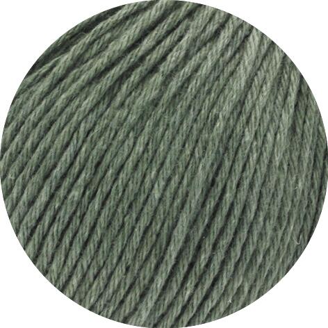 Lana Grossa - Linea Pura Fourseason weiches Biogarn mit Kaschmir Farbe: 25 graugrün