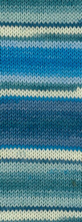Lana Grossa Landlust Sockenwolle ringelnd und streifend 100g Farbe: 112