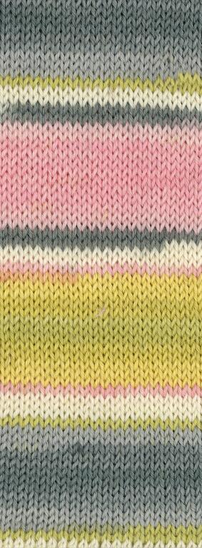 Lana Grossa Landlust Sockenwolle ringelnd und streifend 100g Farbe: 115