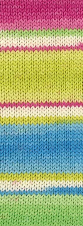 Lana Grossa Landlust Sockenwolle  Ringel und Streifen  100g Farbe: 123