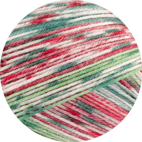 Lana Grossa Meilenweit 100 - Christmas Edition 100g Farbe: 6793