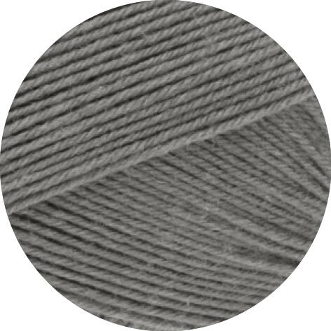 Lana Grossa Meilenweit 100 Merino extrafein 100g Farbe: 2452 Mausgrau