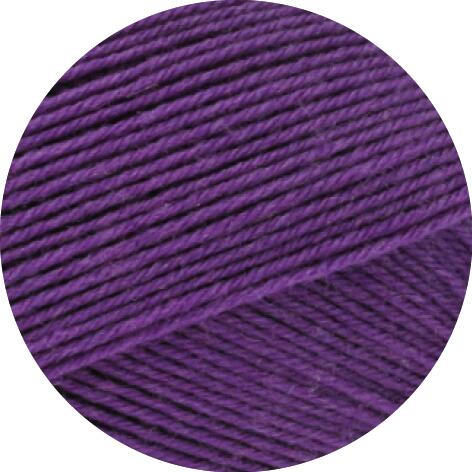 Lana Grossa Meilenweit 100 Merino extrafein 100g Farbe: 2455 Dunkelviolett