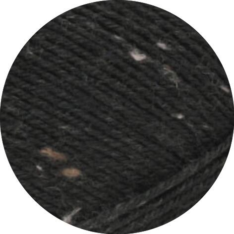 Lana Grossa Meilenweit 100 Tweed 100g Sockengarn Farbe: 126 Schwarz