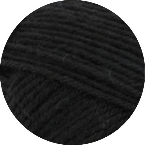 Lana Grossa Meilenweit 50 Sockenwolle 50g Farbe: 1106 Schwarz