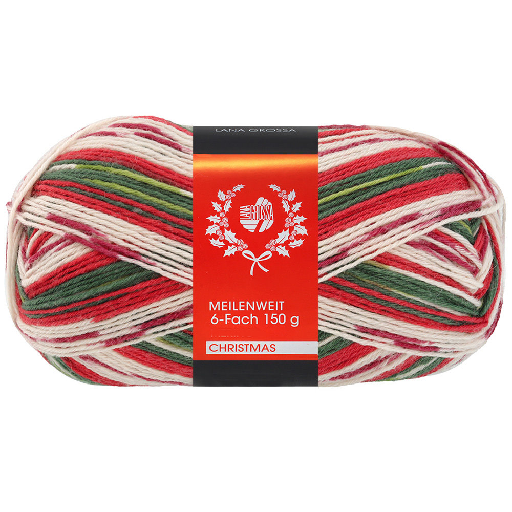 Lana Grossa Meilenweit 6fach - Christmas Edition 150g