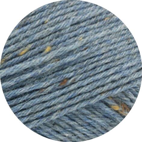 Lana Grossa Meilenweit 150 TWEED - 6fach Sockenwolle 150g Farbe: 9227 Graublau