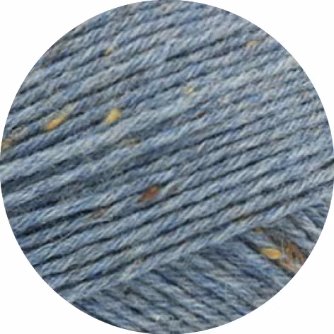 Lana Grossa Meilenweit 150 TWEED - 6fach Sockenwolle 150g Farbe: 9227 Graublau