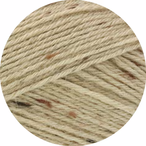 Lana Grossa Meilenweit 150 TWEED - 6fach Sockenwolle 150g Farbe: 9247 Beige
