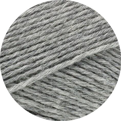 Lana Grossa Meilenweit 150 - 8fach Sockenwolle 150g Farbe: 9615 Grau meliert