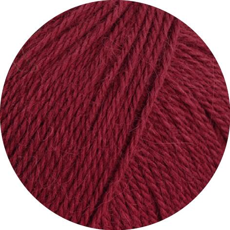 Lana Grossa Natural Lama Fine 50g Farbe: 117 weinrot
