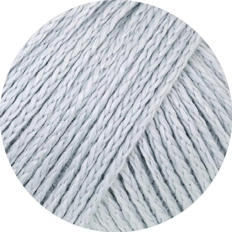 Lana Grossa Puro Vegano 50g Farbe: 011 helles Graublau