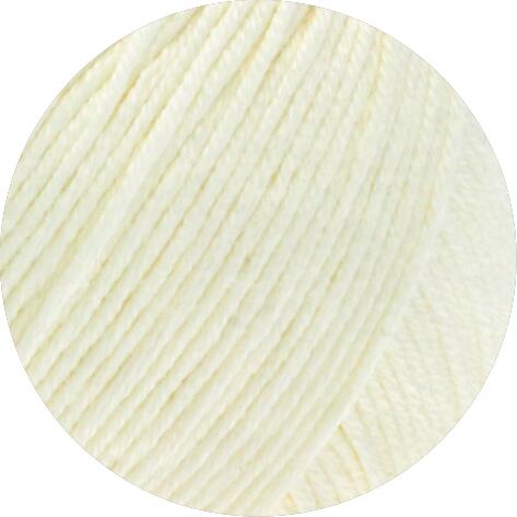 Lana Grossa Soft Cotton Uni Farbe: 002 ecru
