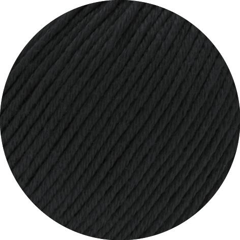 Lana Grossa Soft Cotton Uni Farbe: 034 schwarz