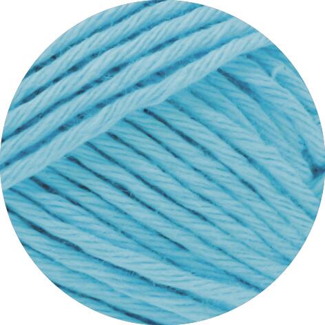 Lana Grossa Star uni - klassisches Baumwollgarn Farbe:  081 azurblau