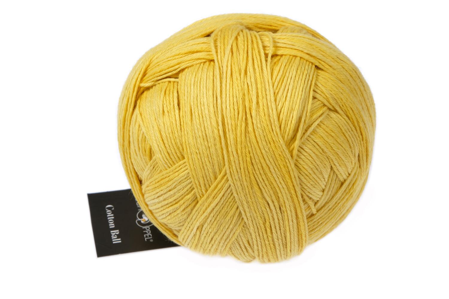 Schoppel Wolle Cotton Ball 100g Bio Baumwollgarn fein schattiert Farbe: Sonnetiert