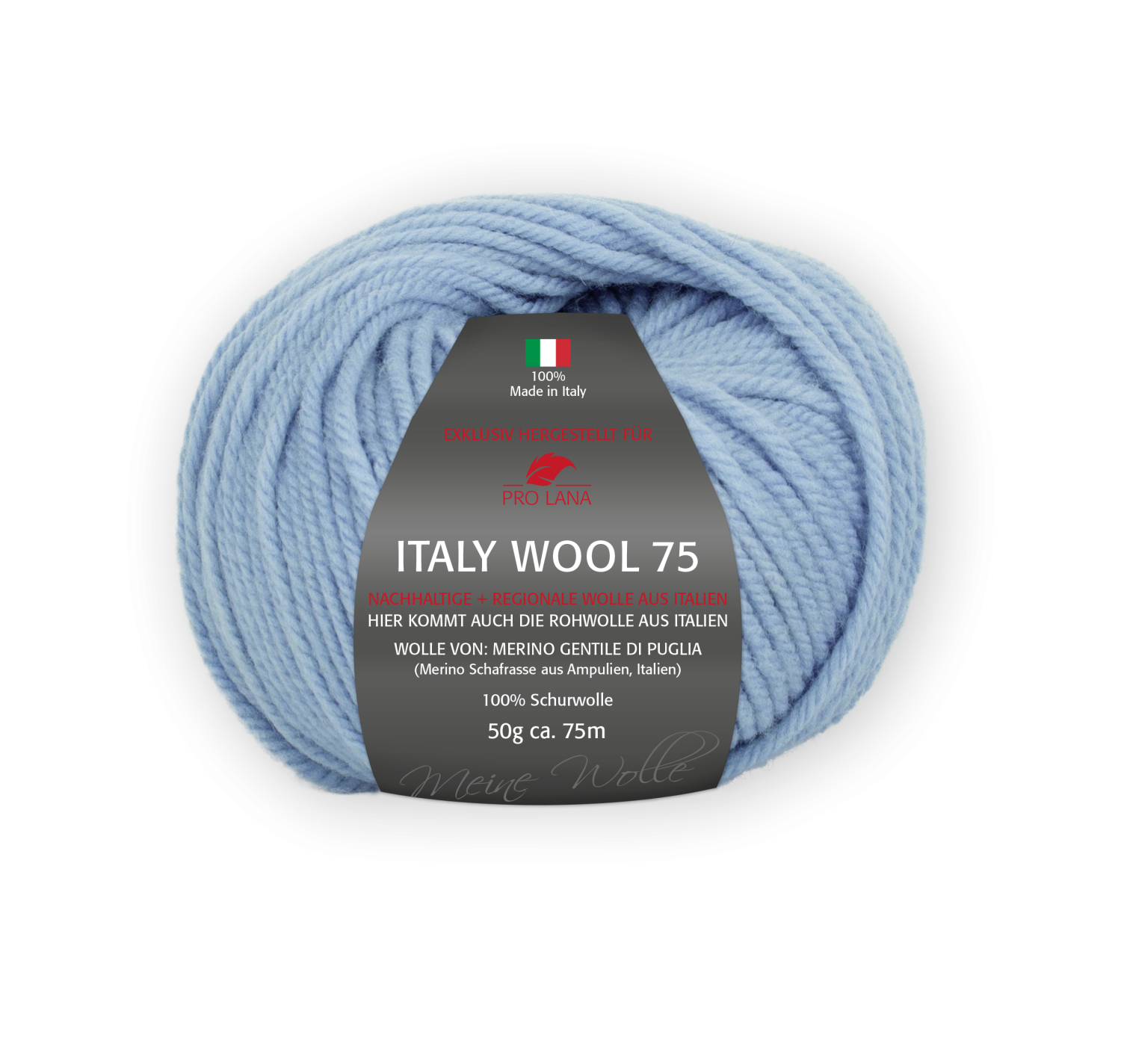 Pro Lana Italy Wool 75 50g Farbe: 257 Hellblau