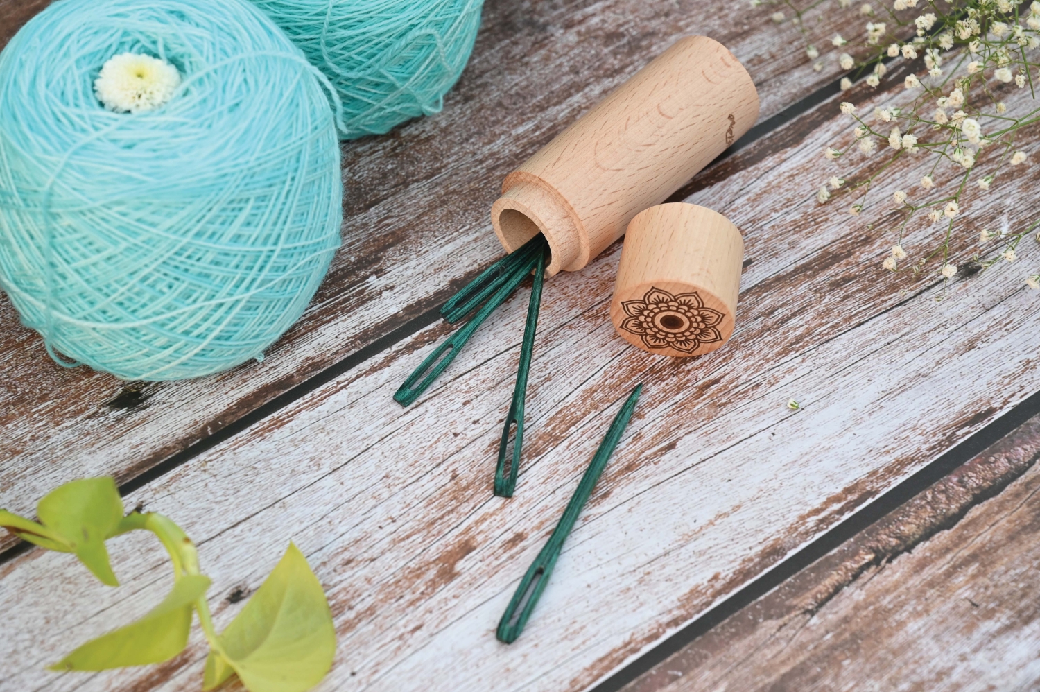 Knit Pro The Mindful Collection hölzerne Wollnadeln