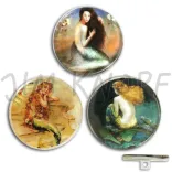 Schmuckknopf Meerjungfrau 25mm