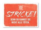 strickimicki - Fröhlich, freche Postkarten rund ums Stricken & Häkeln