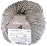 Schoppel Wolle Alb Merino naturbelassene Wolle Farbe: Hellgraumelangé