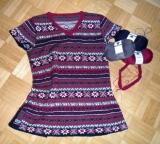 Kleid aus Schoppel Wolle Admiral 4-fach nach einer Jacken-Anleitung aus der Verena Winter 2016