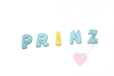 Buchstabenhits für Kids 18mm - 2-Loch Knopf  "I " Beispielbild  "Prinz "