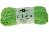 Schoppel Wolle El Linio - 100% Leinen Bändchengarn Farbe: Grünfutter
