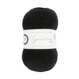 West Yorkshire Spinners Signature 4ply Unis 100g Farbe: 099 Liquorice