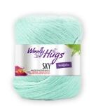 Woolly Hugs Sky - Kettgarn aus Baumwolle Farbe: 63 Türkis