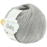 Lana Grossa Cool Wool Baby - extrafeines Merinogarn Farbe: 206 hellgrau meliert