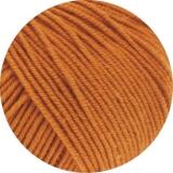 Lana Grossa Cool Wool uni - extrafeines Merinogarn Farbe: 2053 orangebraun