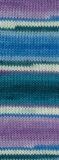 Lana Grossa Landlust Sockenwolle ringelnd und streifend 100g Farbe: 114