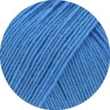 Lana Grossa Meilenweit 100 Seta 100g Sockengarn mit Seide Farbe: 031 Blau