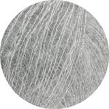 Lana Grossa Silkhair Haze Melange - Superkid Mohair mit Seide Farbe: 1315 grau meliert