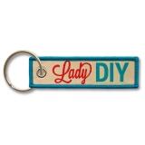 strickimicki - Schlüsselanhänger für Handarbeitsfreunde Schlüsselring: Lady DIY
