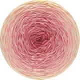 Lana Grossa Twisted Summer Shades - Baumwollgarn mit Farbverlauf Farbe: 1004 Ecru/Rosa/Nelke