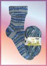 Opal Sockenwolle "Knuddelbande " 150g 6-fach Sockengarn Farbe: Gartenhäschen