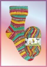 Opal Sockenwolle "Knuddelbande " 150g 6-fach Sockengarn Farbe: Liebeshummeln