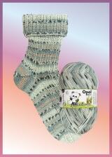 Opal Sockenwolle "Knuddelbande " 150g 6-fach Sockengarn Farbe: Zauberpanda