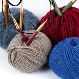 Lana Grossa Rundstricknadel aus Designholz SIGNAL 80cm