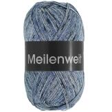 Lana Grossa Meilenweit 100 Denim MIX 100g Sockengarn