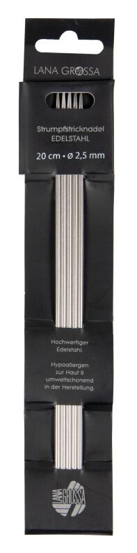 Lana Grossa / KnitPro - Edelstahl Nadelspiel 15cm