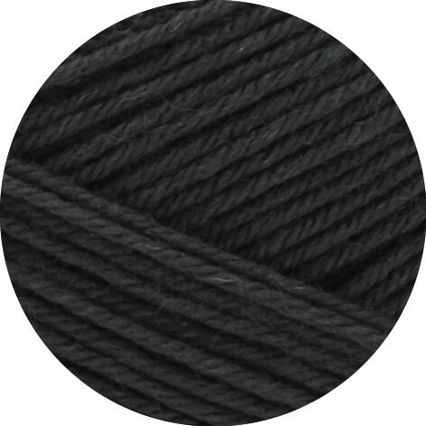 Lana Grossa Meilenweit 50 Cashmere - 50g Sockengarn mit Cashmere Farbe: 55 Anthrazit